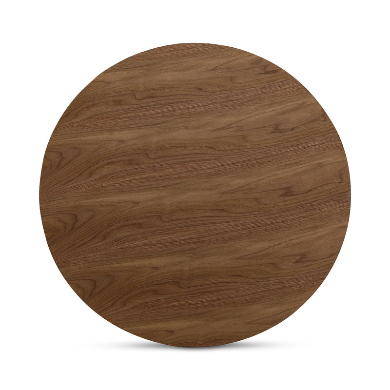 Otago - Round Dining Table - Natural Walnut - JaxCo Furniture