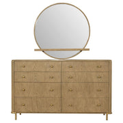 Arini - 8-Drawer Bedroom Dresser With Mirror - JaxCo Furniture