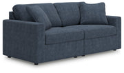 Modmax - Ink - 2-Piece Sectional Loveseat - Fabric - JaxCo Furniture