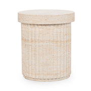 Selah - Outdoor Stool / Table - Beige - JaxCo Furniture