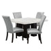 Camila - Square Dining Set - White Top - JaxCo Furniture