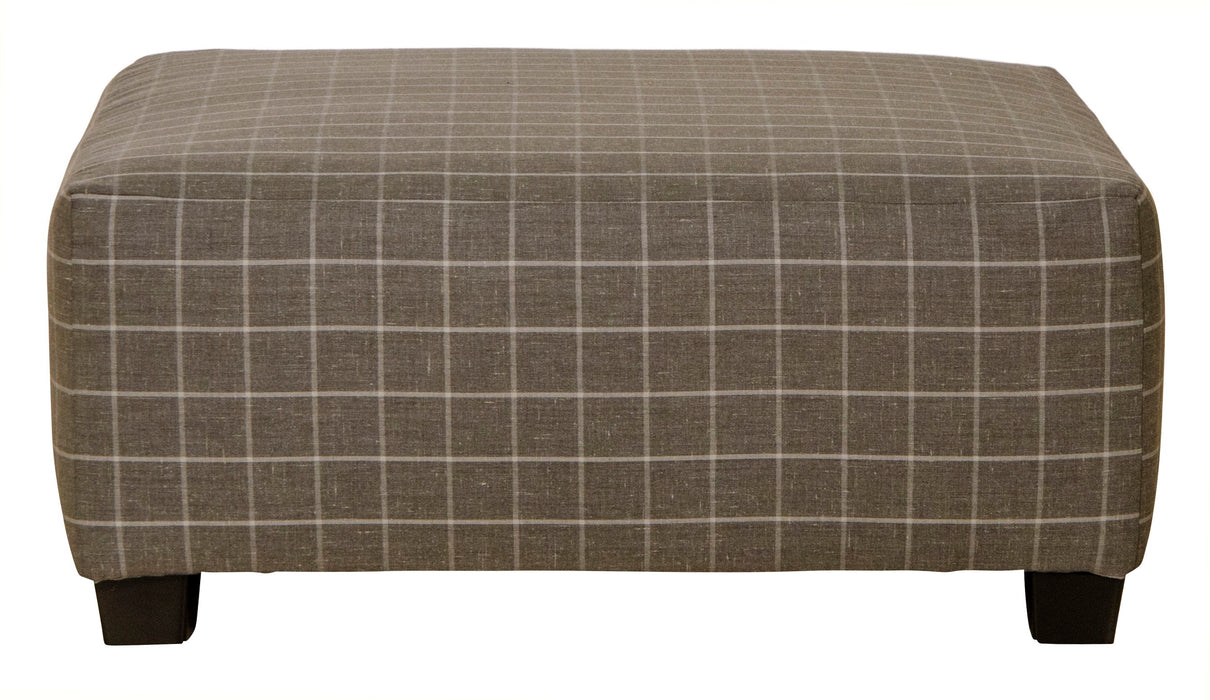 Lewiston - Cocktail Ottoman - Charcoal - JaxCo Furniture