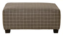 Lewiston - Cocktail Ottoman - Charcoal - JaxCo Furniture