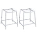 Jovani - Acrylic Backless Bar Stools (Set of 2) - JaxCo Furniture