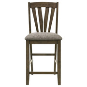Canfield - Counter Height Dining Side Chair (Set of 2) - Brown - JaxCo Furniture