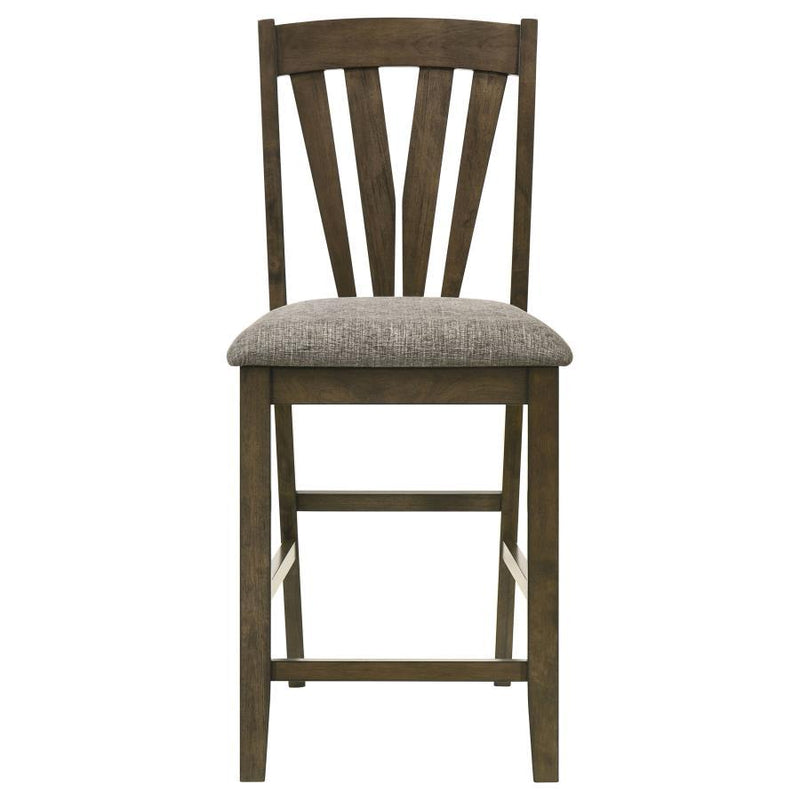 Canfield - Counter Height Dining Side Chair (Set of 2) - Brown - JaxCo Furniture