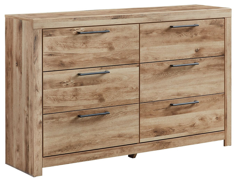 Hyanna - Tan Brown - Six Drawer Dresser - JaxCo Furniture