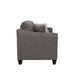 Salizar - Upholstered Flared Arm Sofa - Charcoal Gray - JaxCo Furniture