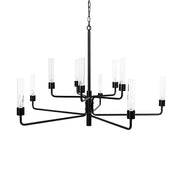 Madeline - Chandelier - Matte Black - JaxCo Furniture