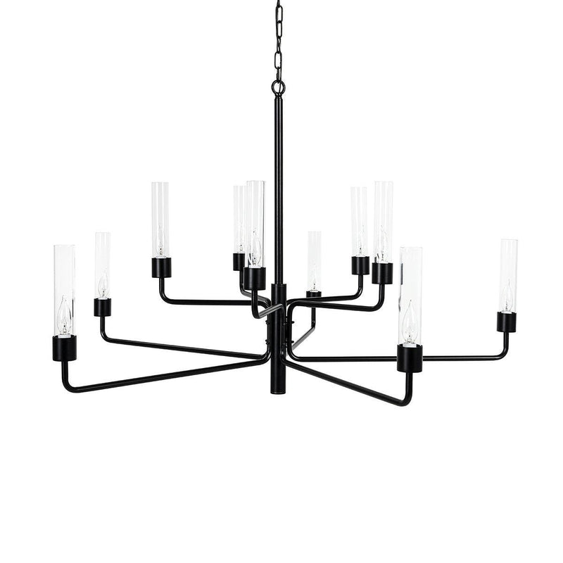 Madeline - Chandelier - Matte Black - JaxCo Furniture
