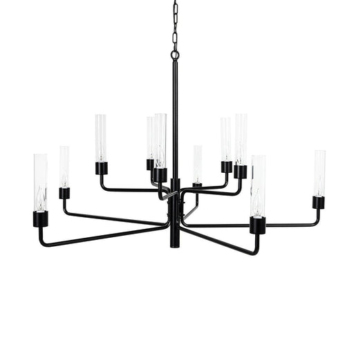 Madeline - Chandelier - Matte Black - JaxCo Furniture