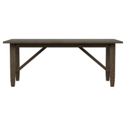 Matisse - Rectangular Wood Dining Table - Dark Brown - JaxCo Furniture