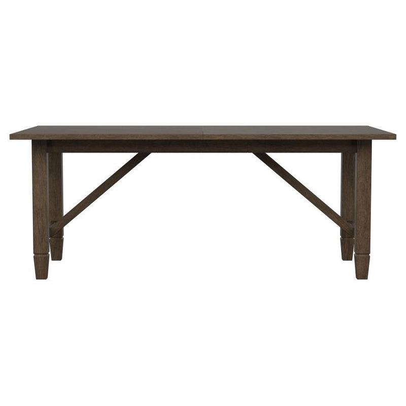 Matisse - Rectangular Wood Dining Table - Dark Brown - JaxCo Furniture