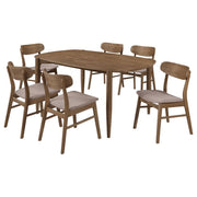 Dortch - Oval Solid Wood Dining Set - JaxCo Furniture