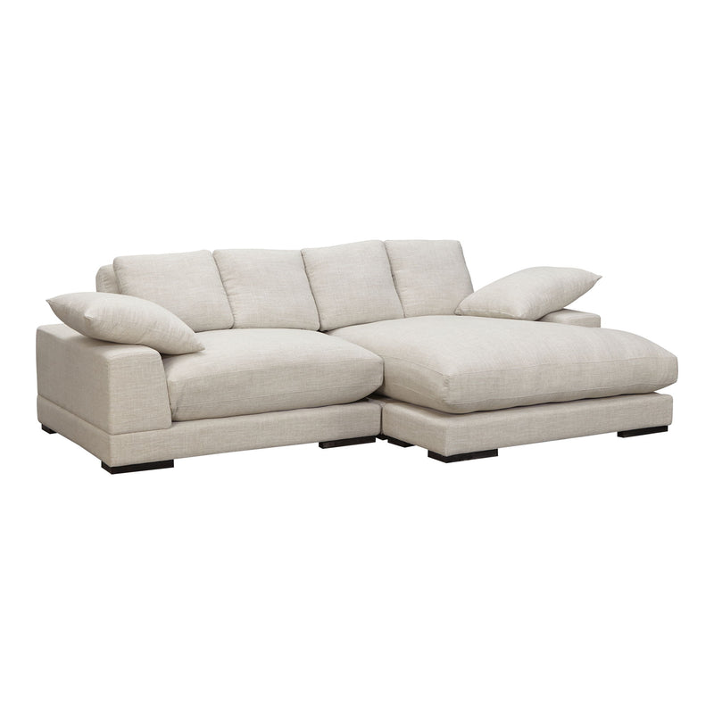 Plunge - Fabric Sectional - Beige - JaxCo Furniture