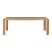 Post - Small Dining Table - Natural - JaxCo Furniture
