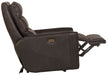 Bosa - Power Recliner - Charcoal - Leather - JaxCo Furniture