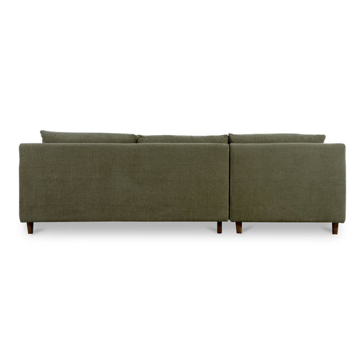 Hutton - Left Sectional - Olive - JaxCo Furniture