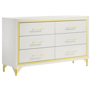 Lucia - 6-Drawer Dresser - JaxCo Furniture