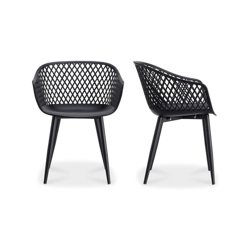 Piazza - Outdoor Chair Chair (Set of 2) - Black - JaxCo Furniture