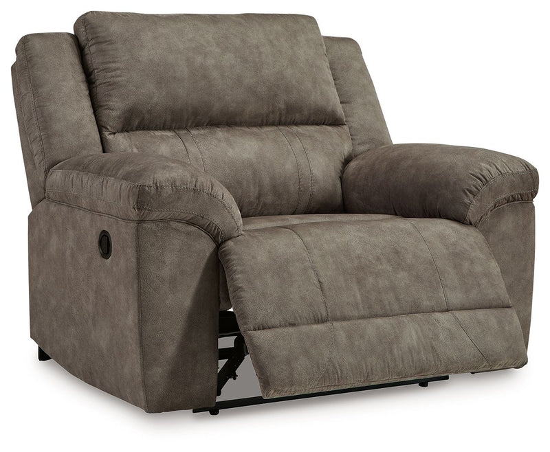Laresview - Fossil - Zero Wall Wide Seat Recliner - JaxCo Furniture