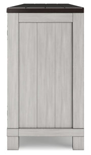 Darborn - Gray / Brown - 88" TV Stand With Electric Infrared Fireplace Insert - JaxCo Furniture