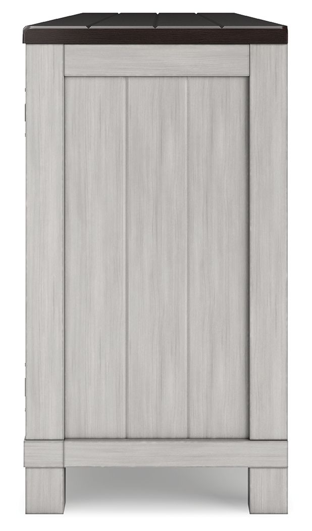 Darborn - Gray / Brown - 88" TV Stand With Electric Infrared Fireplace Insert - JaxCo Furniture