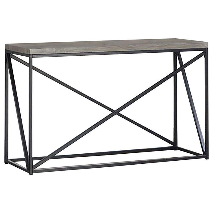 Birdie - Rectangular Entryway Console Table - Sonoma Gray - JaxCo Furniture