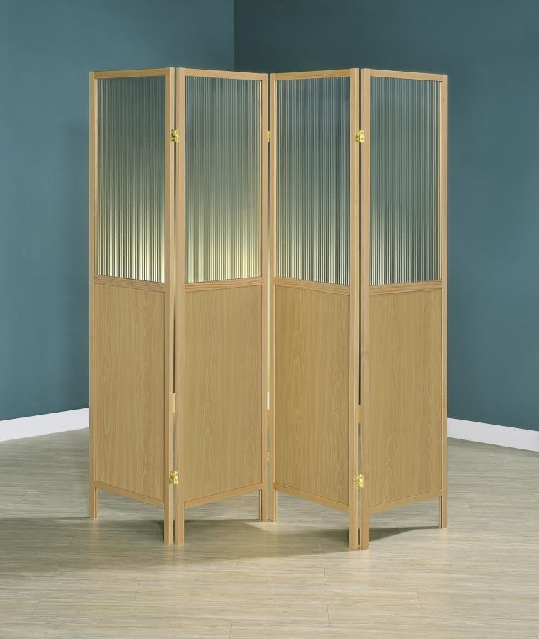 Mattison - 4-Panel Room Divider Folding Shoji Screen - JaxCo Furniture