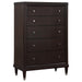 Emberlyn - 5-Drawer Bedroom Chest - Brown - JaxCo Furniture