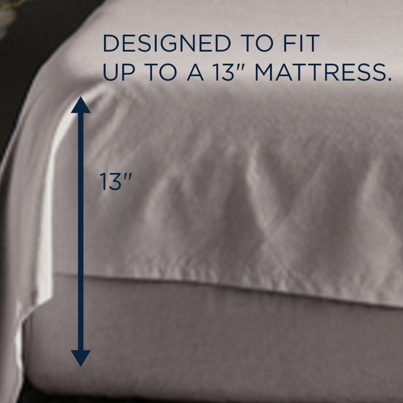 Linens - Tempur ProAir Sheet Set - Cool Gray - JaxCo Furniture