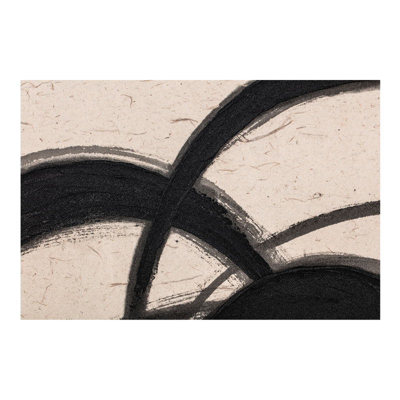 Poet - Framed Painting - Beige / Black - JaxCo Furniture