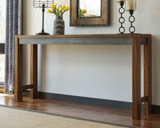 Torjin - Dark Brown - Long Counter Table - JaxCo Furniture