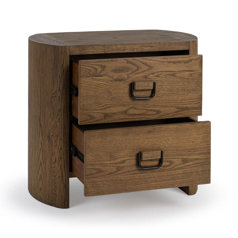 Kyrie - 2 Drawer Nightstand - Tawny Brown