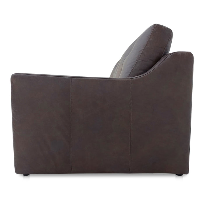 Thurlow - Right Arm Facing Sofa Leather - Espresso Brown