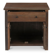 Gene - Charging Nightstand - Dark Brown - JaxCo Furniture