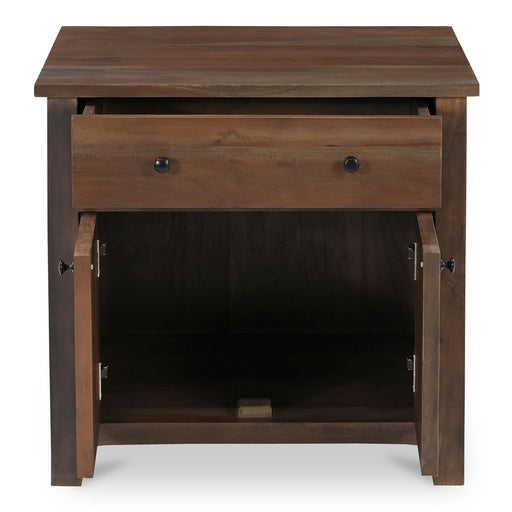 Gene - Charging Nightstand - Dark Brown - JaxCo Furniture