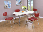 Retro - Oval Dining Table Set - JaxCo Furniture