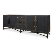 Mako - Large Sideboard - Black - JaxCo Furniture