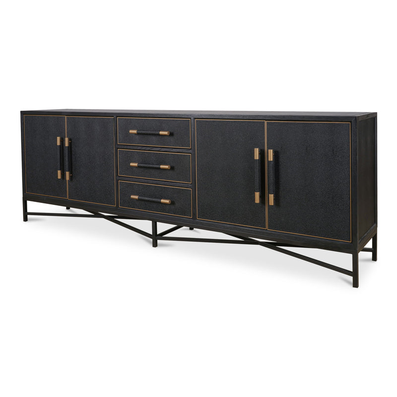 Mako - Large Sideboard - Black - JaxCo Furniture