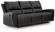 Glossmore - Reclining Sofa - Black - JaxCo Furniture