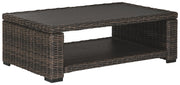 Grasson - Brown - Rectangular Cocktail Table - JaxCo Furniture