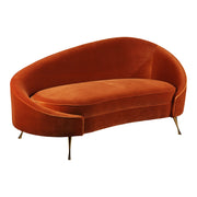 Abigail - Chaise - Umber - JaxCo Furniture