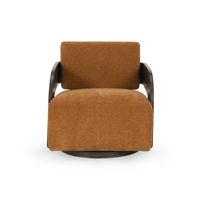 Toscana - Swivel Accent Chair - Amber - JaxCo Furniture