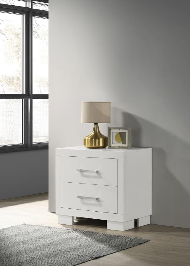 Jessica - 2-Drawer Nightstand - JaxCo Furniture