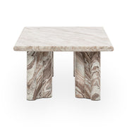 Bowman - Marble Rectangular Coffee Table - Rusty Gray - JaxCo Furniture