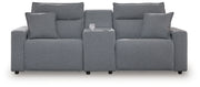 ModMax II - Salt And Pepper - Reclining Sectional - JaxCo Furniture