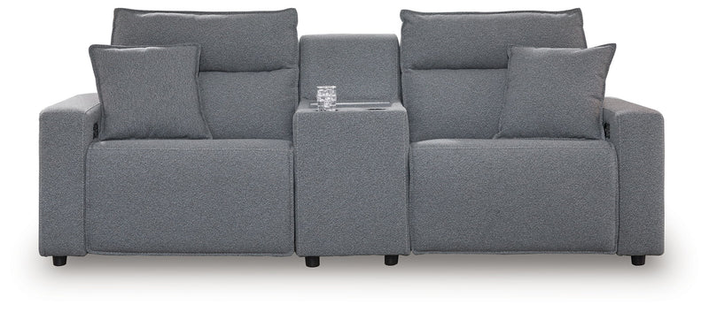 ModMax II - Salt And Pepper - Reclining Sectional - JaxCo Furniture