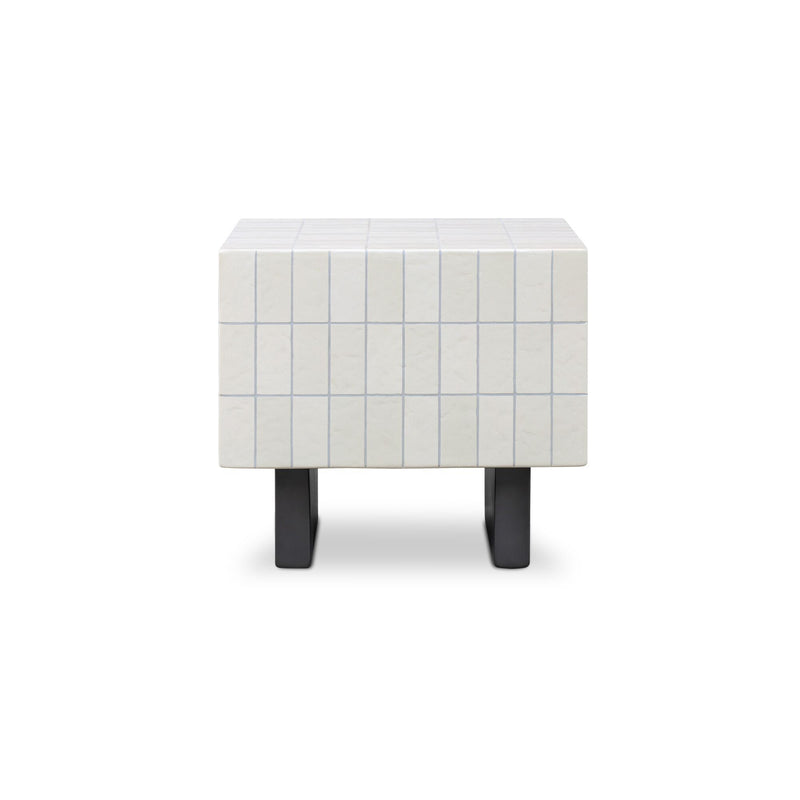 Farren - Outdoor Side Table - Cream