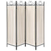 Dove - 4-Panel Room Divider Folding Shoji Screen - Beige - JaxCo Furniture